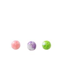 Resin Jewelry Beads, Round, DIY & different size for choice, mixed colors, 10PCs/Bag, Sold By Bag