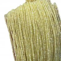 Cats Eye Jewelry Beads polished DIY & faceted yellow 2mm Sold Per Approx 35-38 cm Strand