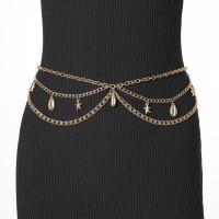 Body Chain Jewelry Zinc Alloy gold color plated fashion jewelry & multilayer & for woman nickel lead & cadmium free Length Approx 68 cm Sold By PC