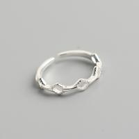 Sterling zilver ringen, 925 sterling zilver, gepolijst, mode sieraden & verschillende stijlen voor de keuze & voor vrouw, nikkel, lood en cadmium vrij, 16.5mm, Verkocht door PC