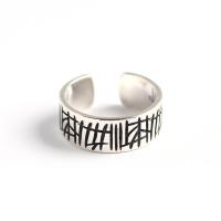 925 Sterling Silver Finger Rings Carved fashion jewelry & for woman nickel lead & cadmium free US Ring Sold By PC