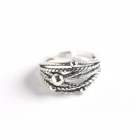 925 Sterling Silver Finger Rings, Antique finish, fashion jewelry & for woman, nickel, lead & cadmium free, US Ring Size:7, Sold By PC