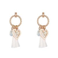 Zinc Alloy Stud Earring fashion jewelry & for woman nickel lead & cadmium free Sold By Pair
