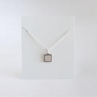 925 Sterling Silver Necklaces fashion jewelry & for woman nickel lead & cadmium free Length Approx 15.74 Inch Sold By PC