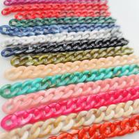 Acrylic Chain, DIY & different styles for choice, more colors for choice, Sold By Bag
