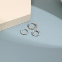 Zinc Alloy Earring Clip three pieces & with rhinestone Sold By Set
