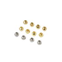 Brass Spacer Beads plated DIY 4mm Sold By PC