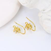 Brass Hook Earwire, real gold plated, micro pave cubic zirconia & for woman, more colors for choice, Sold By Pair