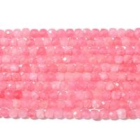 Natural Chalcedony Bead, Square, polished, DIY, more colors for choice, 8mm, Approx 45PCs/Strand, Sold By Strand