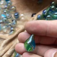 Fashion Glass Beads, Teardrop, DIY, more colors for choice, 14-22mm, Sold By PC
