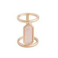 Zinc Alloy Finger Ring with Gemstone fashion jewelry & for woman nickel lead & cadmium free 17mm Sold By PC
