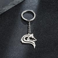 Stainless Steel Key Clasp, 304 Stainless Steel, different styles for choice, Sold By PC