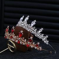 Bridal Tiaras, Tibetan Style, for children & with rhinestone, more colors for choice, nickel, lead & cadmium free, Inner Diameter:Approx 140mm, Sold By PC