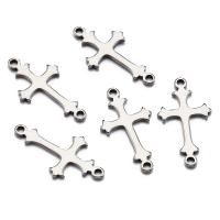 Stainless Steel Connector 304 Stainless Steel Cross DIY original color Approx 1.6mm Sold By Bag
