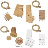 Jewelry Price Tag, Kraft, DIY & different styles for choice, 100PCs/Bag, Sold By Bag