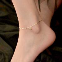 Tibetan Style Anklet, with 5cm extender chain, plated, fashion jewelry & for woman, more colors for choice, nickel, lead & cadmium free, Length:Approx 22 cm, Sold By PC