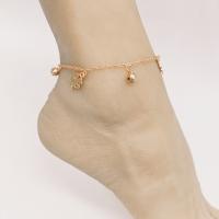 Tibetan Style Anklet, with 5cm extender chain, fashion jewelry & for woman, more colors for choice, nickel, lead & cadmium free, Length:Approx 22 cm, Sold By PC