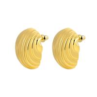Brass Stud Earring, plated, fashion jewelry & for woman, more colors for choice, nickel, lead & cadmium free, 19x24mm, Sold By Pair
