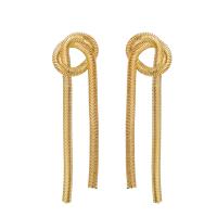 Brass Drop Earring, plated, fashion jewelry & for woman, more colors for choice, nickel, lead & cadmium free, 20x74mm, Sold By Pair