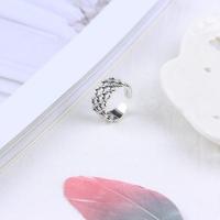 Ezüst ékszer Finger Ring, 925 ezüst, csiszolt, divat ékszerek & a nő & üreges, nikkel, ólom és kadmium mentes, Méret:7, Által értékesített PC