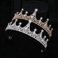 Bridal Tiaras Zinc Alloy fashion jewelry & for woman & with rhinestone nickel lead & cadmium free Inner Approx 140mm Sold By PC