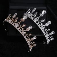 Bridal Tiaras, Tibetan Style, plated, fashion jewelry & for woman & with rhinestone, more colors for choice, nickel, lead & cadmium free, Inner Diameter:Approx 145mm, Sold By PC