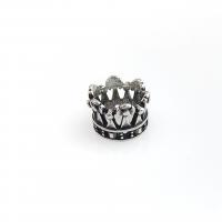 Stainless Steel Spacer Beads 304 Stainless Steel Crown plated DIY & blacken original color Sold By PC