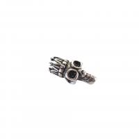 Stainless Steel Spacer Beads 304 Stainless Steel Skull DIY & blacken original color Approx 3.3mm Sold By PC