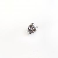 Stainless Steel Spacer Beads, 304 Stainless Steel, Pig, DIY & blacken, original color, 11x9x9mm, Hole:Approx 4.5mm, Sold By PC
