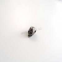 Stainless Steel Spacer Beads 304 Stainless Steel Skull DIY & blacken original color Approx 2.2mm Sold By PC