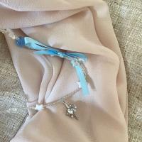 Zinc Alloy smykker halskæde, med Plastic Pearl, mode smykker & med rhinestone, flere farver til valg, nikkel, bly & cadmium fri, 45cm, Solgt af PC