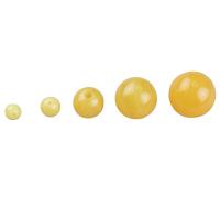 Buddhistische Perlen, Harz, rund, Epoxidharzklebstoff, Nachahmung Bienenwachs & DIY & verschiedene Größen vorhanden, verkauft von PC