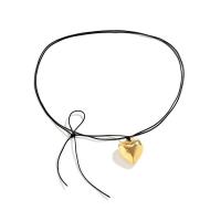 Waxed Nylon Cord Necklace Zinc Alloy with Wax Cord fashion jewelry & for woman nickel lead & cadmium free Length Approx 145 cm Sold By PC
