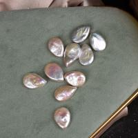 Barock kultivierten Süßwassersee Perlen, Natürliche kultivierte Süßwasserperlen, DIY & kein Loch, weiß, 18-20x13-14mm, verkauft von PC