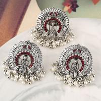 Zinc Alloy Drop Earrings Peacock gold color plated fashion jewelry & for woman & enamel Sold By Pair