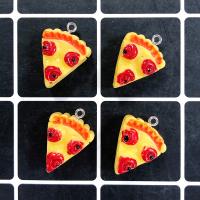 Resin Pendant, epoxy gel, DIY, mixed colors, 26x20mm, Approx 100PCs/Bag, Sold By Bag