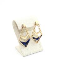 Zinc Alloy Stud Earring with Resin & fashion jewelry & for woman nickel lead & cadmium free 50mm Sold By Pair