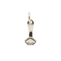 925 Sterling Silver Pendant, DIY, more colors for choice, nickel, lead & cadmium free, 12x5.4mm, Hole:Approx 3.4mm, Sold By PC