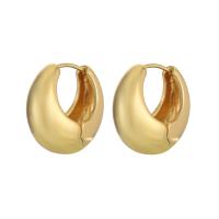 Boucles d'oreilles en alliage de zinc, plaqué de couleur d'or KC, bijoux de mode & pour femme, doré, protéger l'environnement, sans nickel, plomb et cadmium, 20x20mm, Vendu par paire