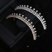 Bridal Tiaras, Tibetan Style, plated, fashion jewelry & for woman & with rhinestone, more colors for choice, nickel, lead & cadmium free, Inner Diameter:Approx 140mm, Sold By PC