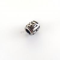 Acier inoxydable Spacer Perles, Acier inoxydable 304, pilier, DIY & noircir, couleur originale, 11.50x11x6mm, Trou:Environ 6mm, Vendu par PC