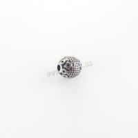 Acier inoxydable Spacer Perles, Acier inoxydable 304, Rond, DIY & noircir, couleur originale, 10x9mm, Trou:Environ 2mm, Vendu par PC