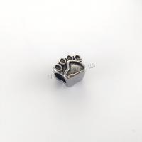 Stainless Steel Spacer Beads 304 Stainless Steel Claw DIY & blacken original color Approx 5mm Sold By PC