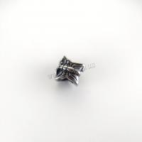 Acier inoxydable Spacer Perles, Acier inoxydable 304, papillon, DIY & noircir, couleur originale, 10x9x9mm, Trou:Environ 5mm, Vendu par PC