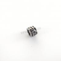 Acier inoxydable Spacer Perles, Acier inoxydable 304, pilier, DIY & noircir, couleur originale, 8x10mm, Trou:Environ 6.5mm, Vendu par PC