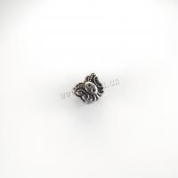 Edelstahl-Distanzscheiben-Korn, 304 Edelstahl, Schmetterling, DIY & Schwärzen, originale Farbe, 10x9x9mm, Bohrung:ca. 5mm, verkauft von PC