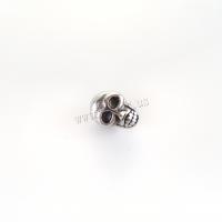Stainless Steel Spacer Beads 304 Stainless Steel Skull DIY & blacken original color Sold By PC