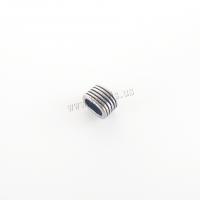 Acier inoxydable Spacer Perles, Acier inoxydable 304, DIY & noircir, couleur originale, 5x8x6mm, Trou:Environ 4x5.5mm, Vendu par PC