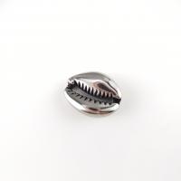 Acier inoxydable Spacer Perles, Acier inoxydable 304, coquille, DIY & noircir, couleur originale, 21x17x7mm, Vendu par PC