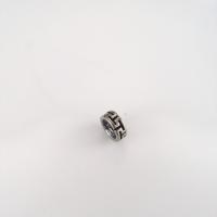 Stainless Steel Spacer Beads, 304 Stainless Steel, Donut, DIY & blacken, original color, 3x8mm, Hole:Approx 3mm, Sold By PC